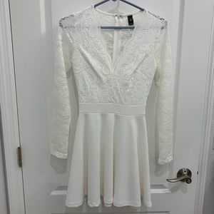 WINDSOR WHITE LACE DRESS